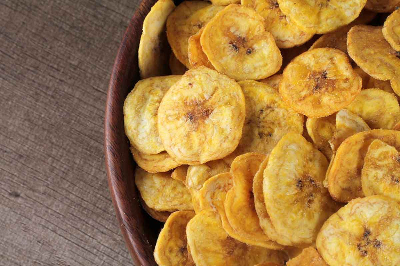 ROASTED BANANA CHIPS SALTED 200