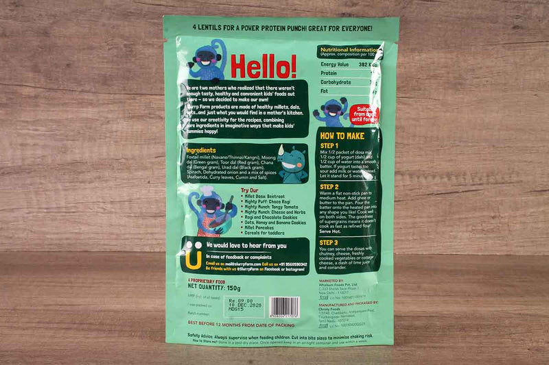 SLURRP FARM MILLET DOSA SPINACH 150