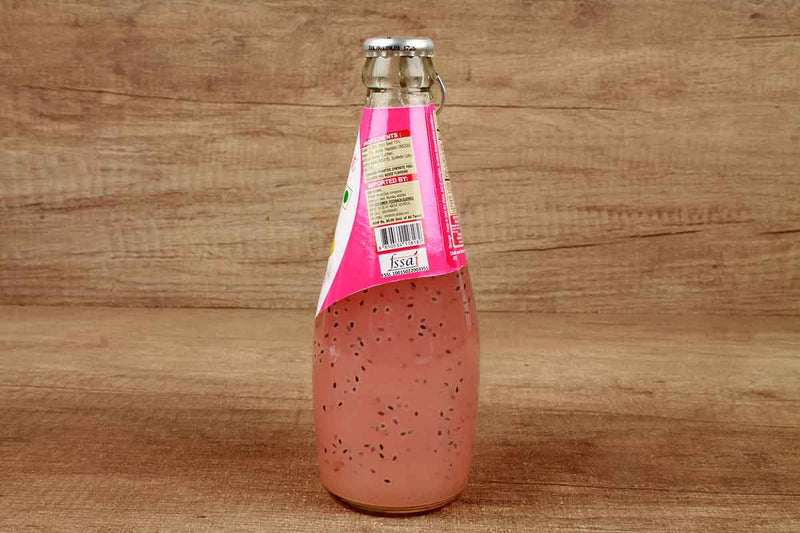 american delight lychee basil seed drink 300 ml