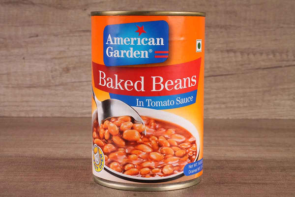american garden baked beans in tomato sauce 420