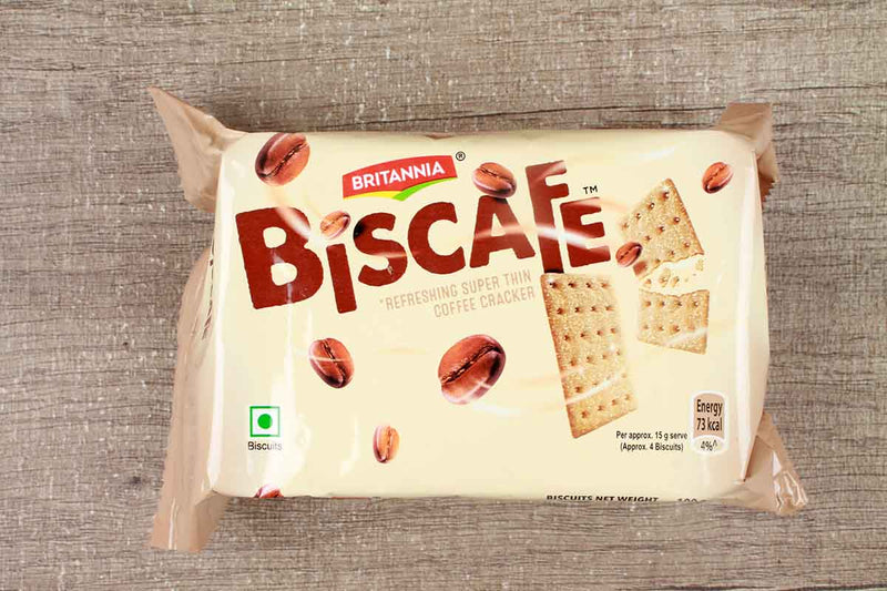 BRITANNIA BISCAFE SUPER THIN COFFEE CRACKER 100