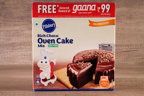 pillsbury eggless rich choco oven cake mix 285 gm