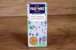 PAUL AND MIKE 72% DARK VEGAN CHOCOLATE 68