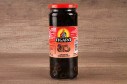 FIGARO BLACK OLIVES SLICED 450