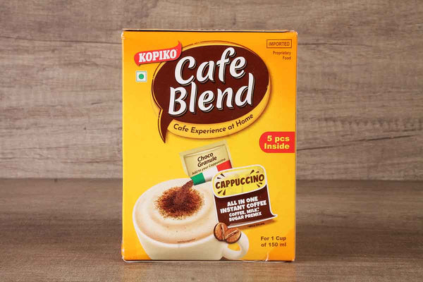 kopiko cafe blend cappuccino instant coffee 5 sachet 125