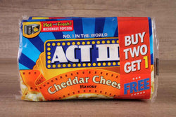 act ii cheese cheddar popcorn 2+1 297 gm
