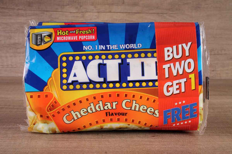 ACT II CHEESE CHEDDAR POPCORN 2+1 297