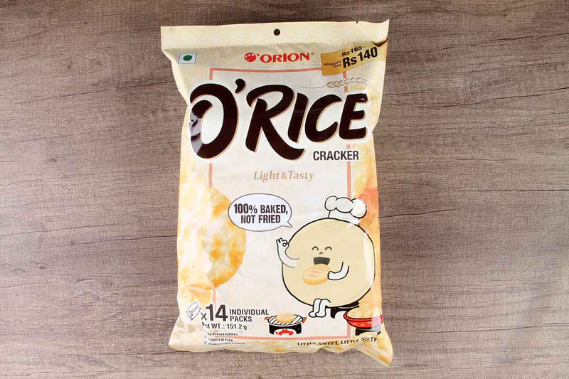 orion light & tasty rice cracker 151.2