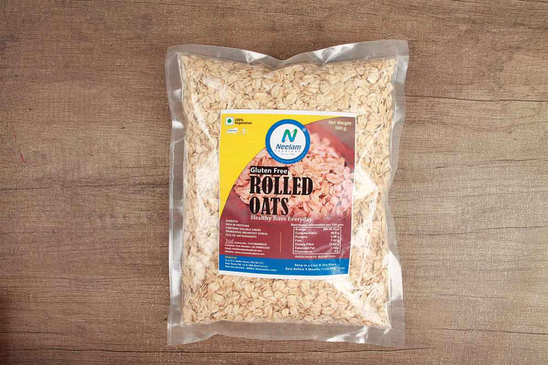 neelam gluten free rolled oats 500 gm