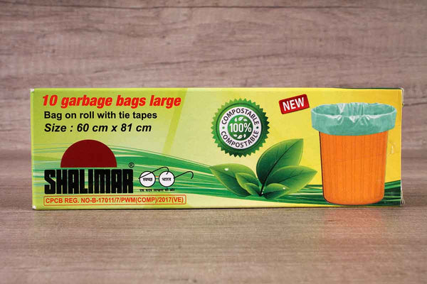 SHALIMAR ECO LARGE GARBAGE BAG 10 PCS
