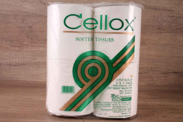 CELLOX SOFTER TISSUES 4 PIECES