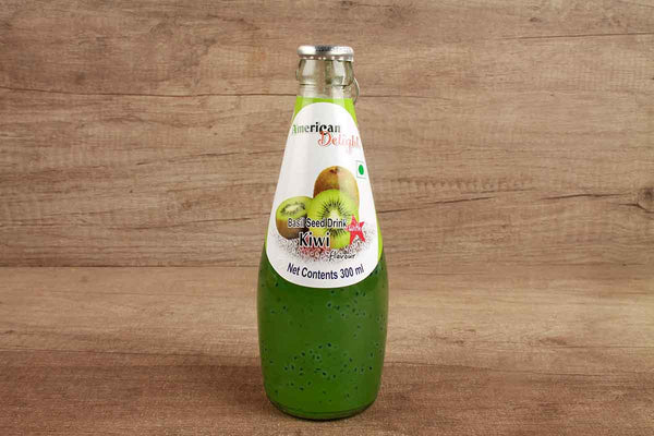 american delight basil seed drinks with kiwi 300 ml