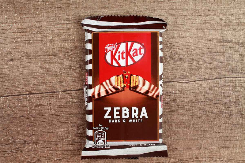 nestle kitkat zebra dark & white imported chocolate 41.5