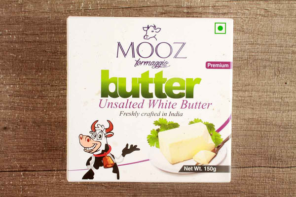 mooz unsalted white butter 150
