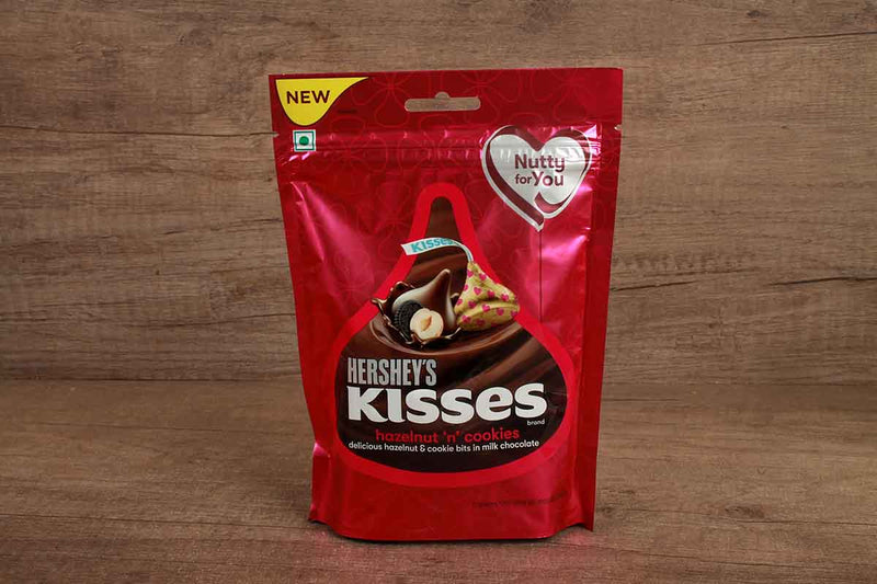 HERSHEYS KISSES HAZELNUT N COOKIES CHOCOLATE 100.8