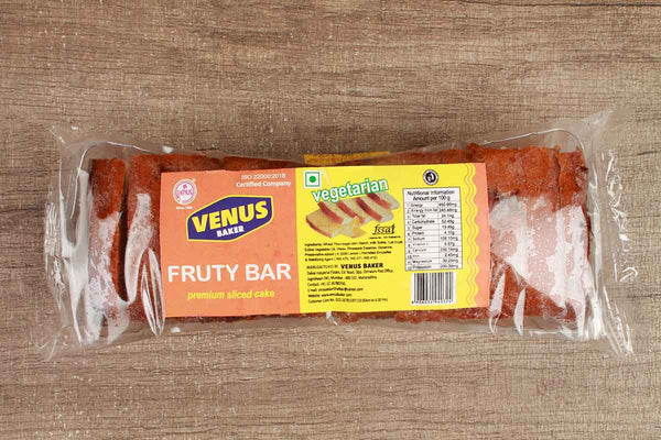 venus baker vegetarian fruty bar sliced cake 150