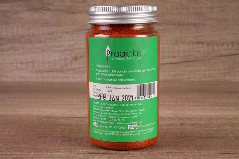 PRAAKRITIK RED CHILLI POWDER