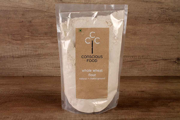 conscious food whole wheat flour 500
