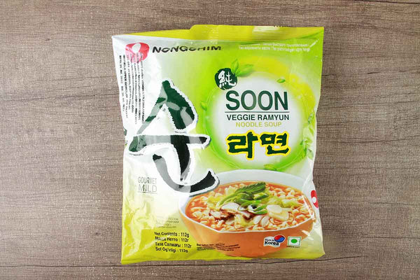 nongshim soon veggie ramyun noodle 112 gm
