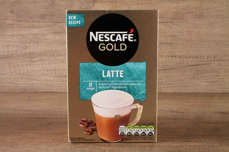 nescafe gold latte coffee 124