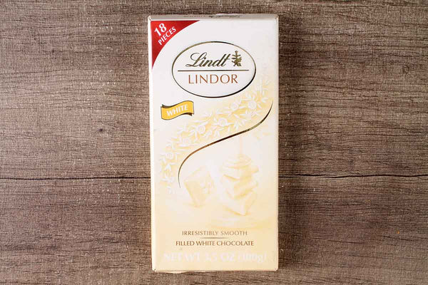 LINDT LINDOR IRRESISTIBLY SMOOTH WHITE CHOCOLATE 100