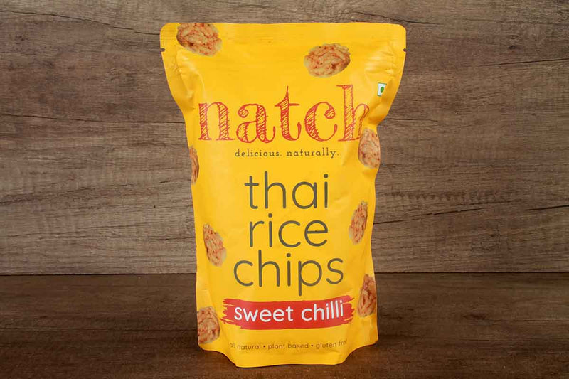 natch sweet chilli thai rice chips 100