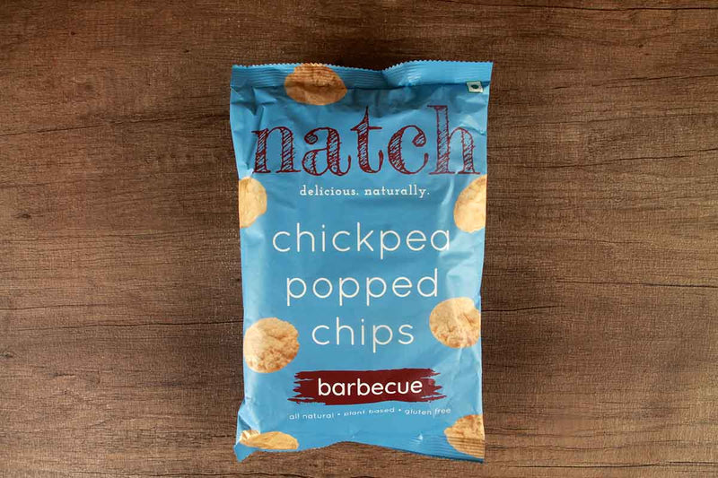 natch barbecue chickpea popped chips 55