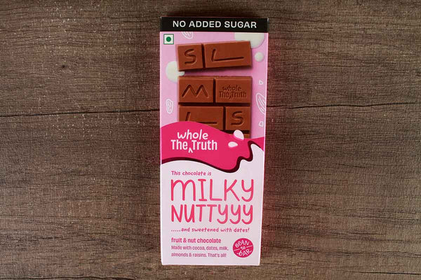 THE WHOLE TRUTH MILKY NUTTY FRUIT & NUT CHOCOLATE 50