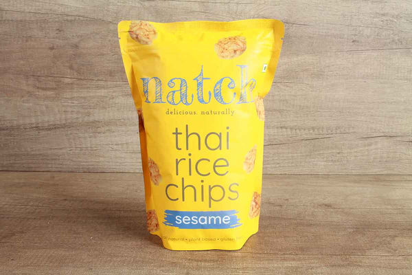 natch sesame thai rice chips 100