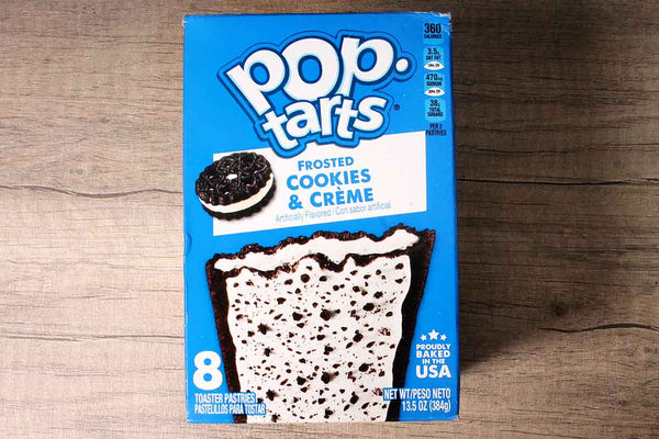 pop tarts frosted cookies & creme biscuits 384