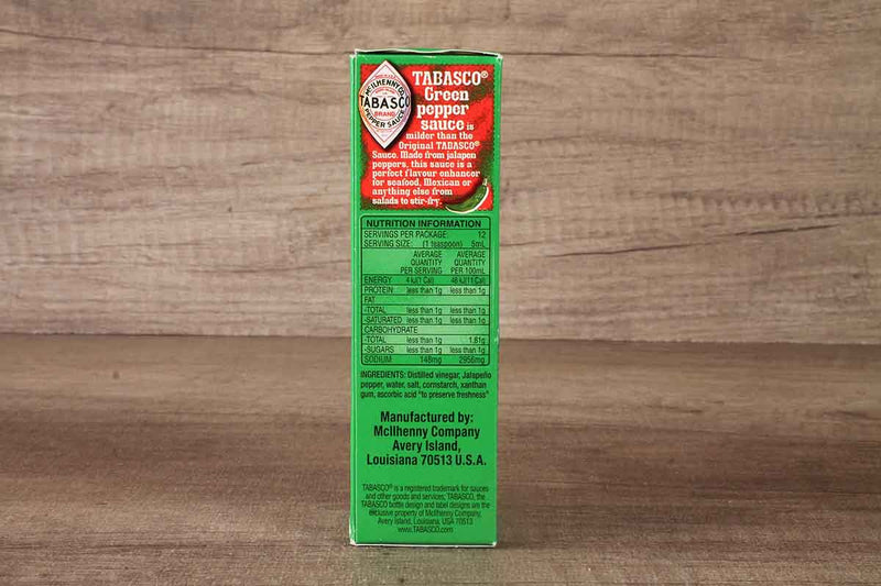 TABASCO MILDER JALAPENO GREEN PEPPER SAUCE 60 ML