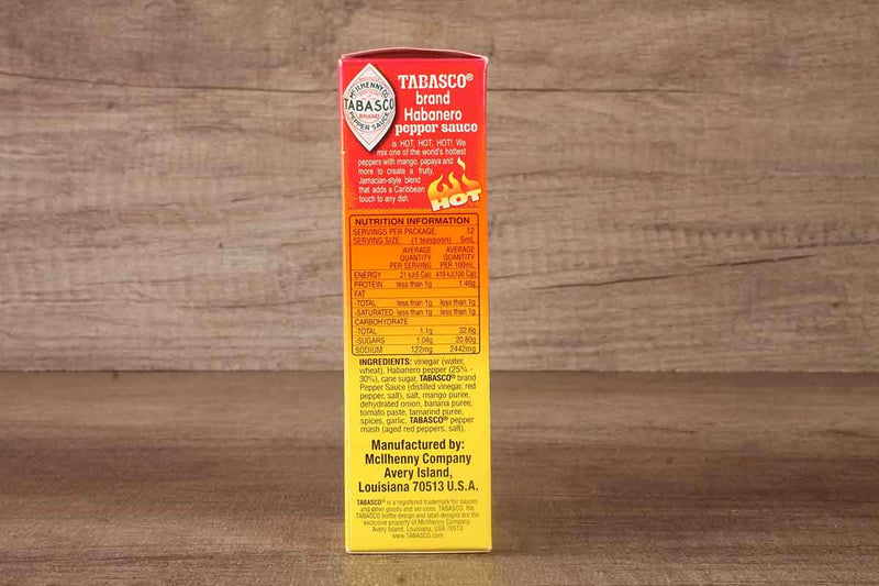 tabasco habanero sauce hot 60 ml