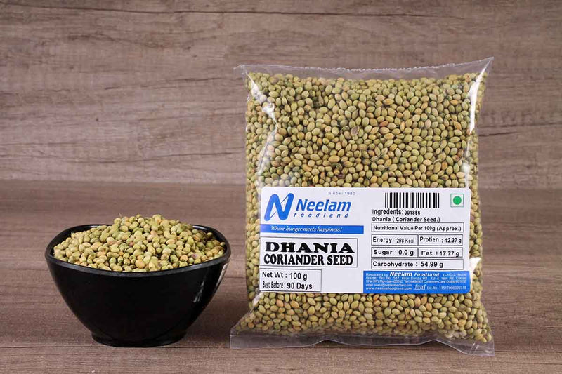 WHOLE CORIANDER/DHANIA SEEDS 100