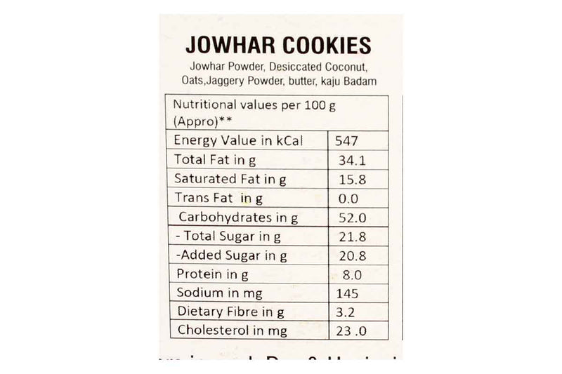 healthy gluteen free jowar cookies 200