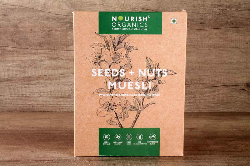 NOURISH ORGANICS SEED NUTS MUESLI 300