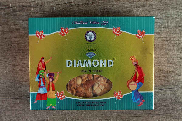 diamond peanut almond chikki 350 gm