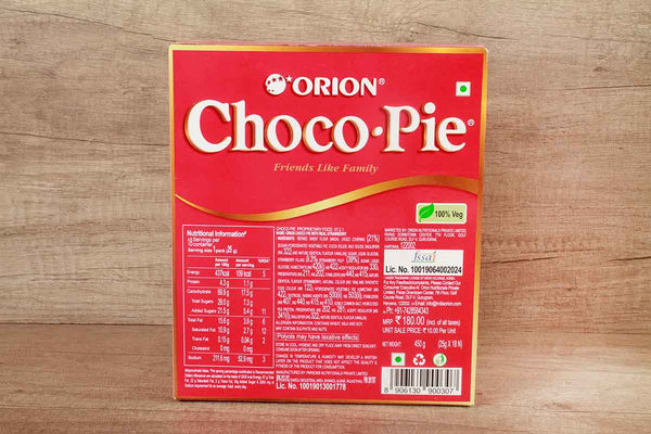 orion chocopie real strawberry 450