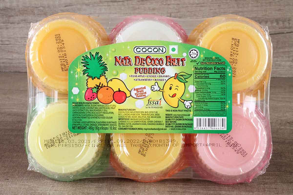 COCON ASSORTED FRUIT PUDDING 480 GM