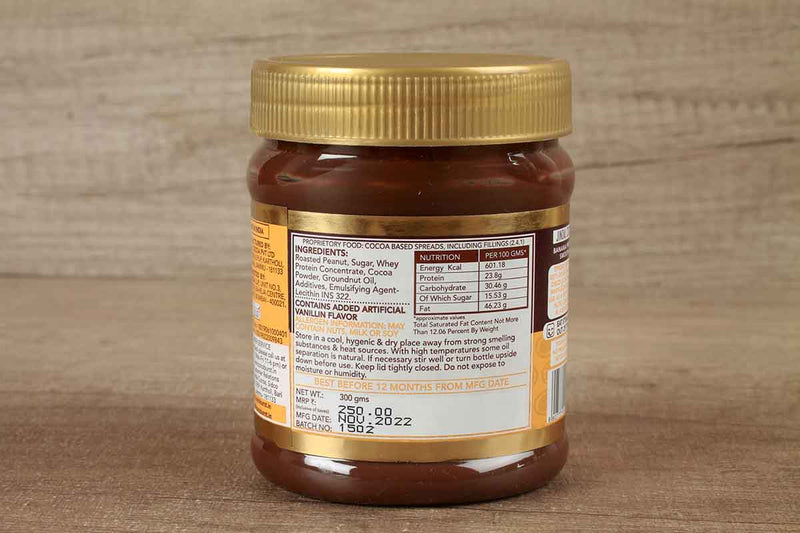 cocoburst peanut butter chocolate spread 300 gm