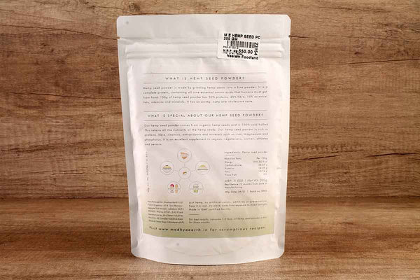 MADHYA EARTH HEMP SEED POWDER 200