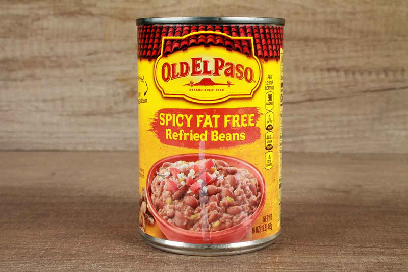 OLD EL PASO SPICY FAT FREE REFRIED BEANS 453