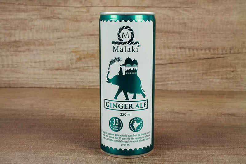 malaki ginger ale tin 250 ml