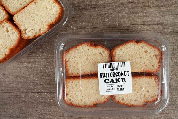 EGGLESS SUJI COCONUT CAKE 200 GM