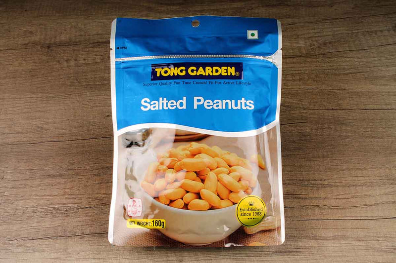 tong garden salted peanuts pouch 160