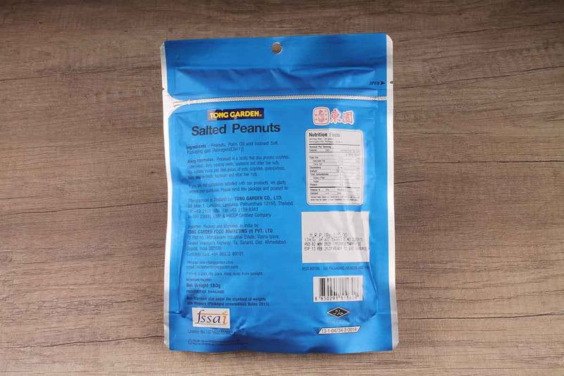 tong garden salted peanuts pouch 160