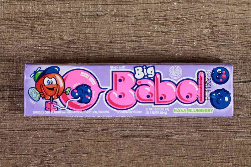 big babol gum flavours rasa bluberry 20