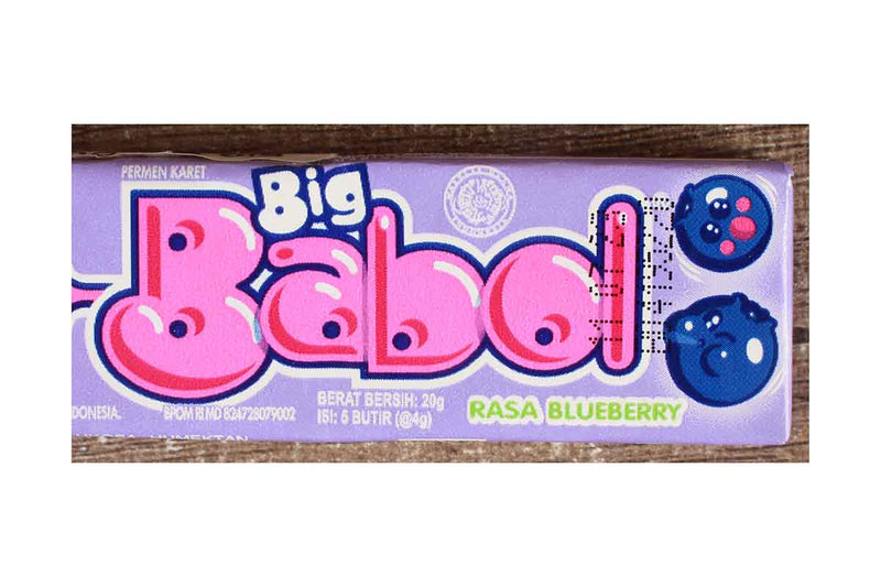 big babol gum flavours rasa bluberry 20