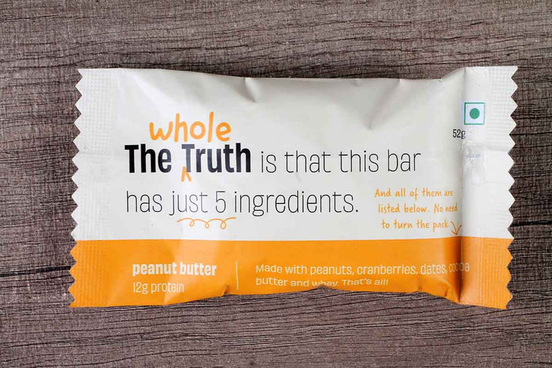 WHOLE THE TRUTH PEANUT BUTTER BAR 52