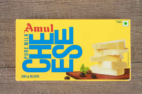 amul pure milk cheese block 200
