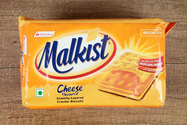 MALKIST CHEESE FLAVOURED CHUNCHY CRACKERS BISCUITS 150